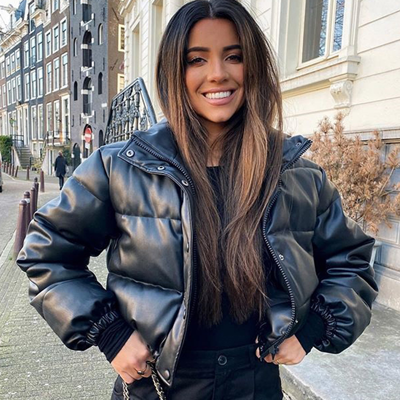 Winter Clothing Deals - Winter Thick Warm Cropped Puffer Jacket