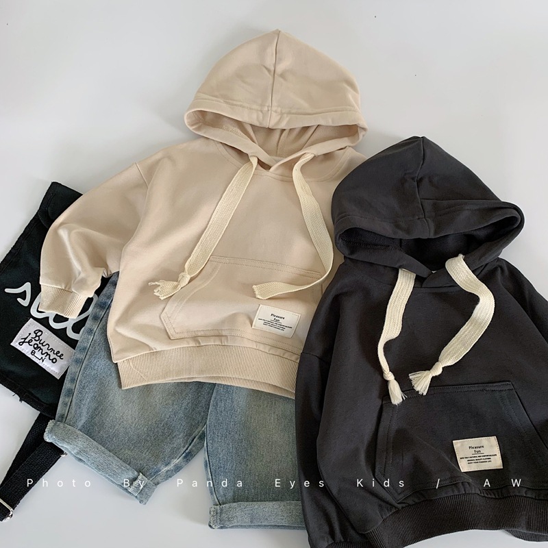 Winter Clothing Activity - Kids' Hooded Sweatshirt - Spring/Autumn Beige