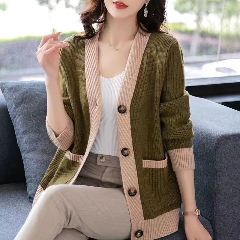 Winter Clothing Factory Outlet - Loose Long Sleeve Cardigan Woman Spring