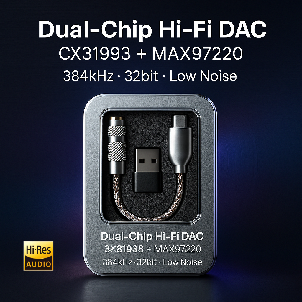Winter Clothing Storage - Winter Hi-Fi Type-C Audio Adapter with