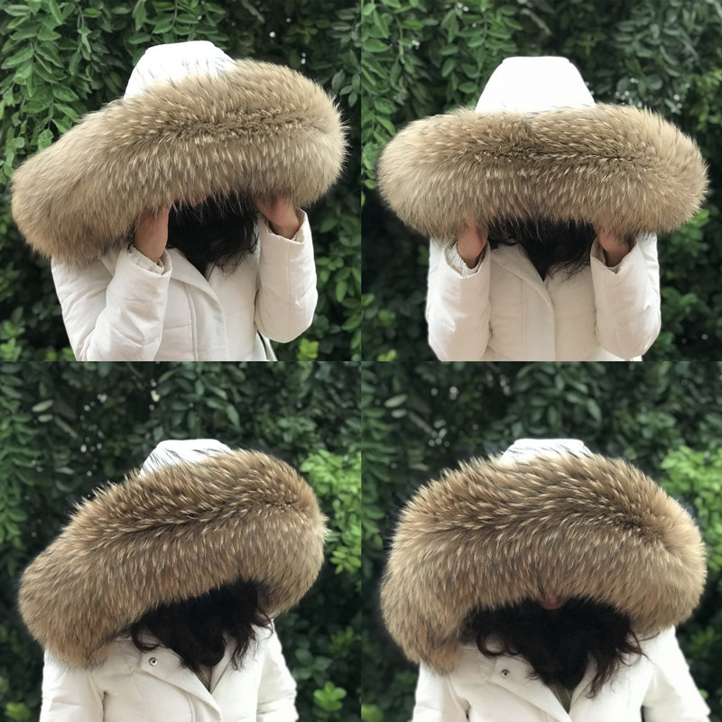 Winter Clothing Deals - Fur Collar Women Winter Natural Raccoon