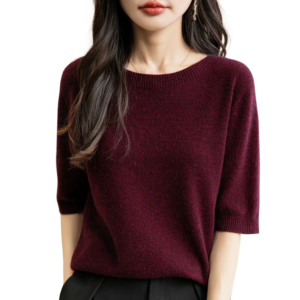 Winter Clothing Factory Outlet - Women's Tops Clothes 100% Merino Wool
