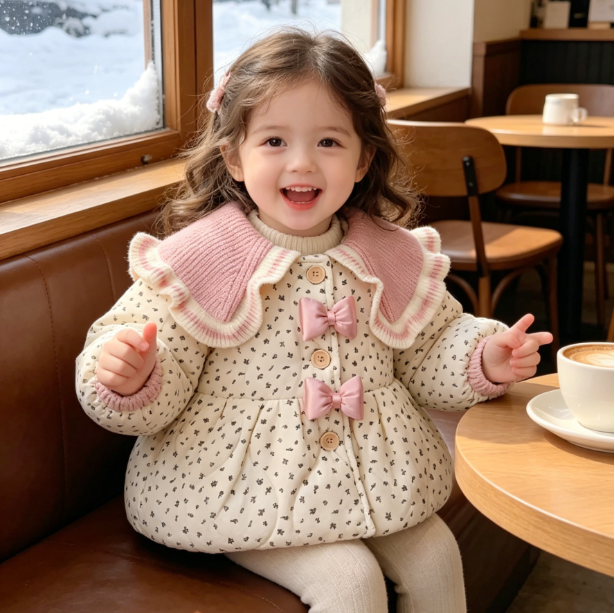 Winter Clothing Activity - Girls Cotton Clothes 2026 Spring and