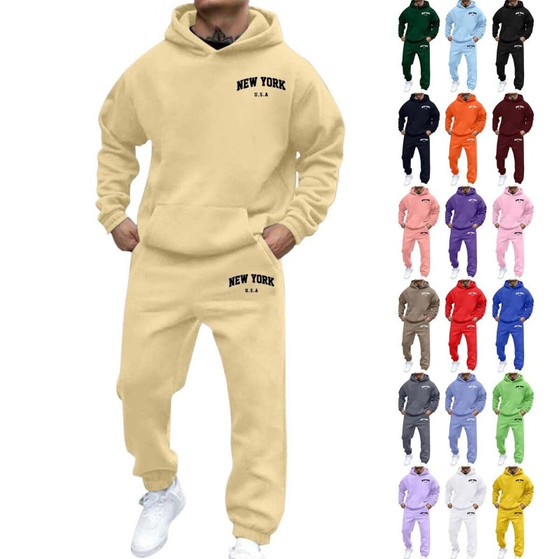 Winter Clothing - Men's hot selling letter print set
