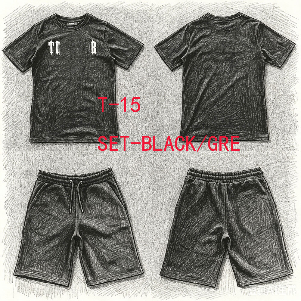 Winter Clothing - T-15 Short Set Tracksuit Trousers T-shirt