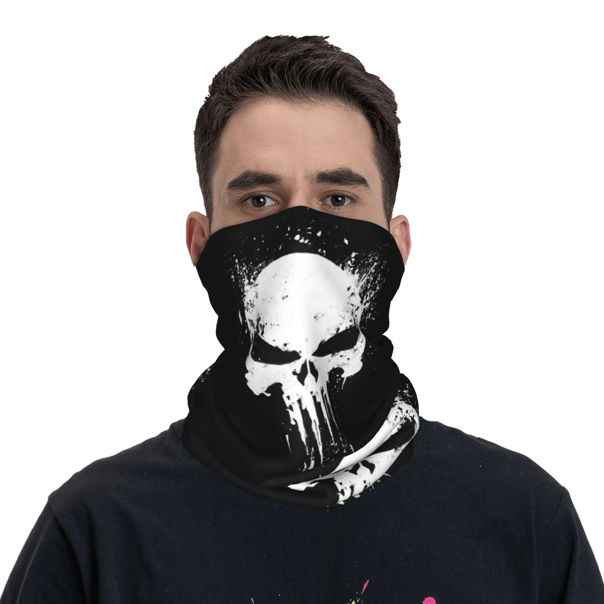 Custom Skeleton Skull Bandana  - đánh giá và giá Neck Gaiter Fleece