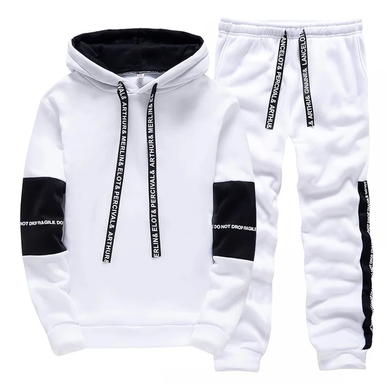 Black White Men's Tracksuit Fa - đánh giá và giá Winter Clothing