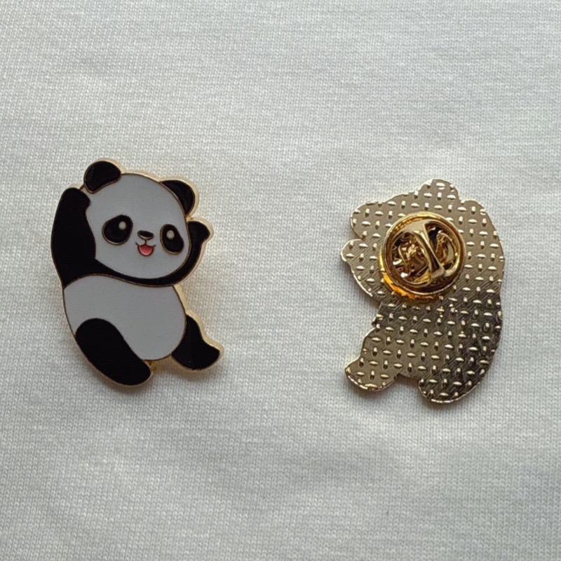6pcs Cartoon China Panda Badge - đánh giá và giá Winter Clothing