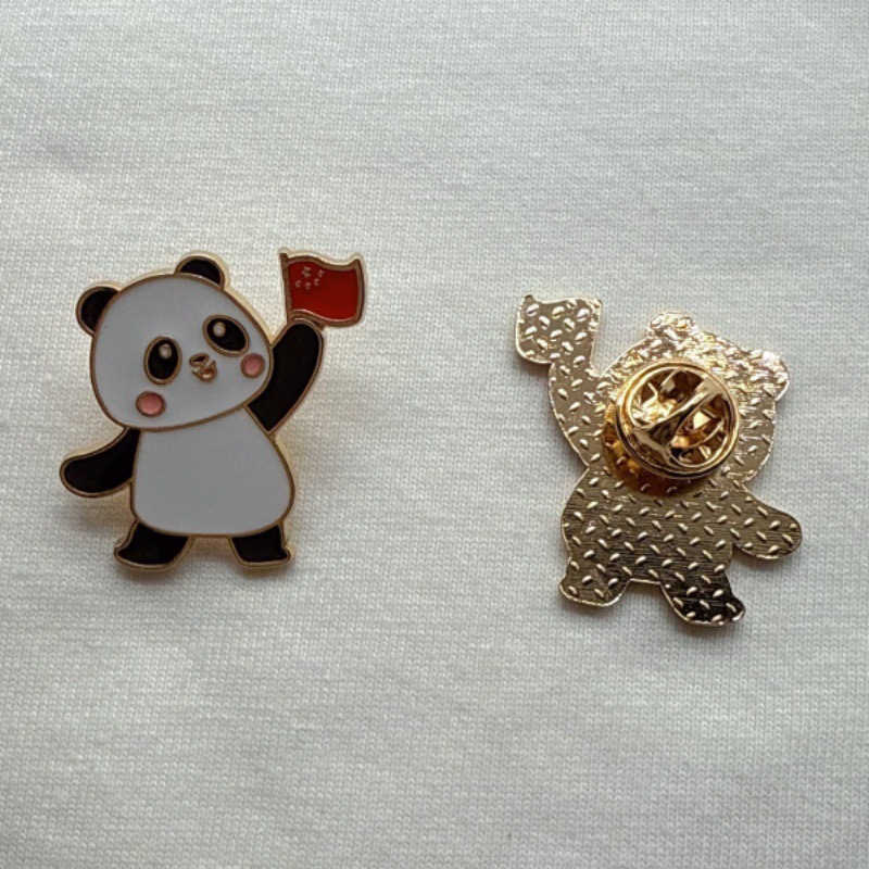 6pcs Cartoon China Panda Badge - đánh giá và giá Winter Clothing