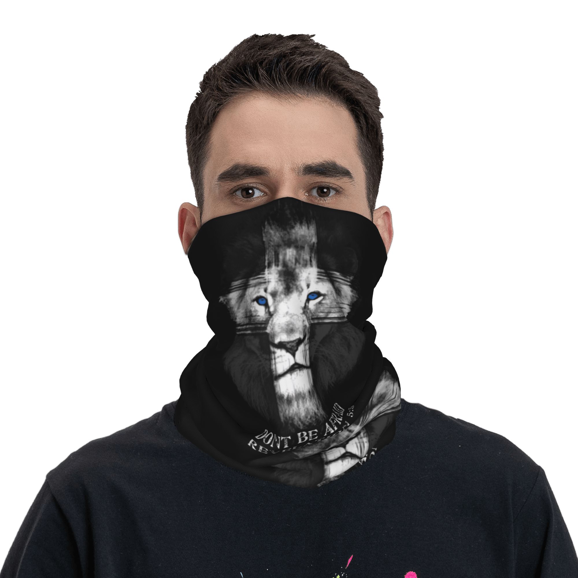 Custom Cool Lion Of Judah Jesu - đánh giá và giá Neck Gaiter Fleece