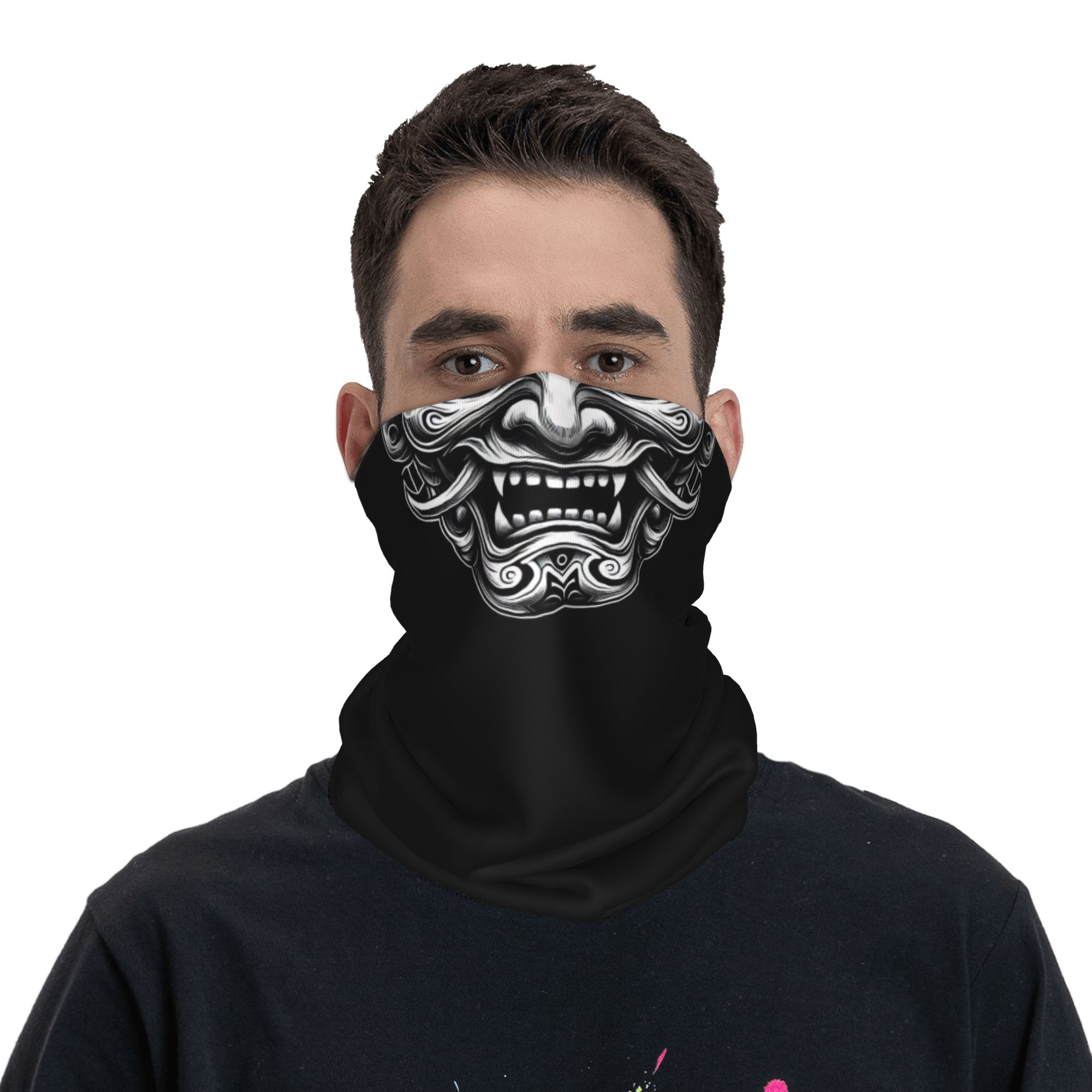 Custom Samurai Oni Demon Banda - đánh giá và giá Neck Gaiter Fleece