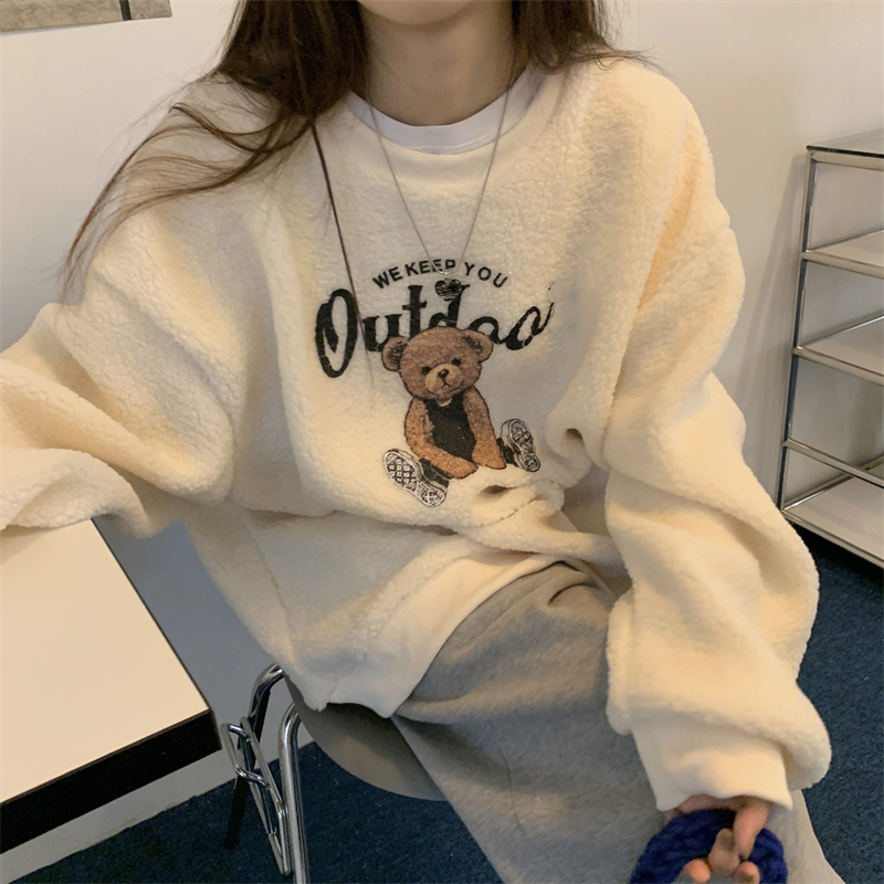 Affordable Warm Lamb Fur Sweat - đánh giá và giá Winter Clothing Affordable