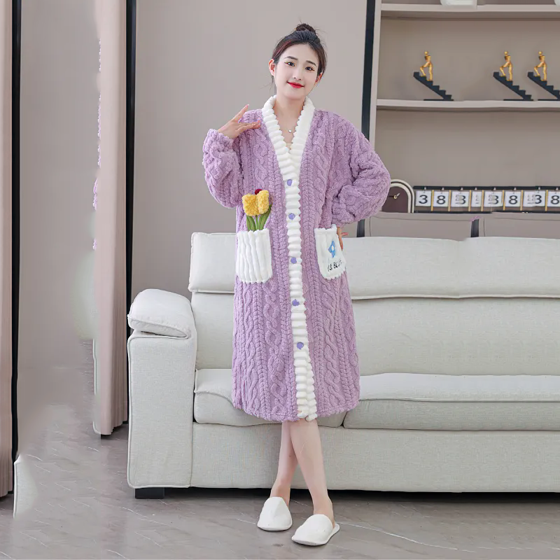 Nightgown Winter Women's Cloth - đánh giá và giá Winter Clothing Affordable