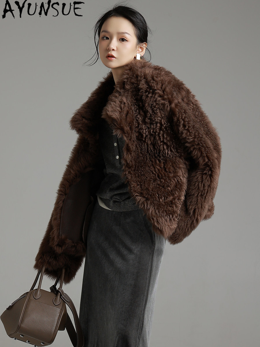 AYUNSUE Natural Tuscany Sheeps - đánh giá và giá Winter Clothing Factory Outlet
