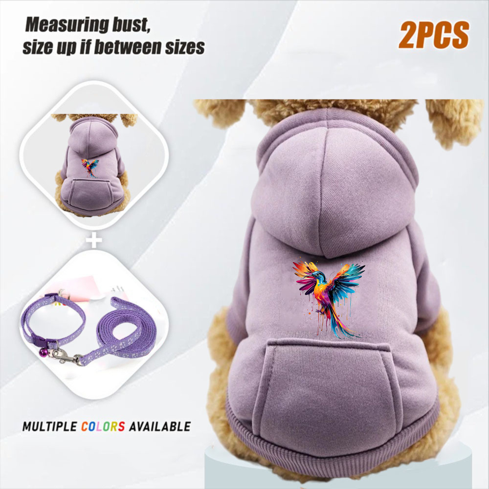 2Pcs 2026 Pet Hoodies Clothes  - đánh giá và giá Winter Clothing In French