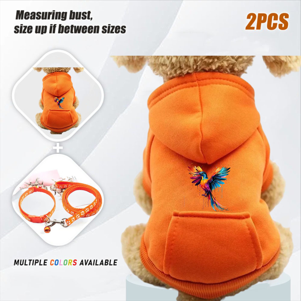 2Pcs 2026 Pet Hoodies Clothes  - đánh giá và giá Winter Clothing In French