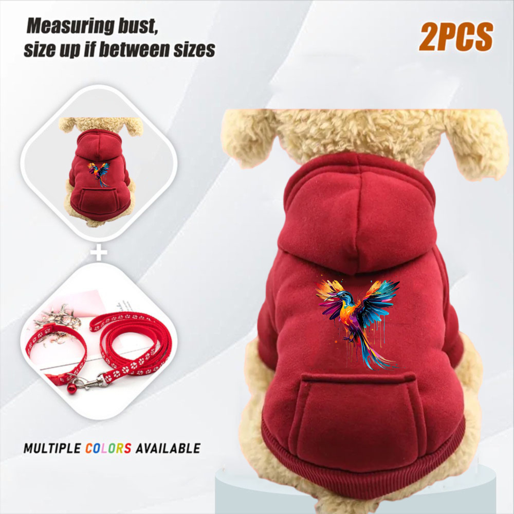 2Pcs 2026 Pet Hoodies Clothes  - đánh giá và giá Winter Clothing In French