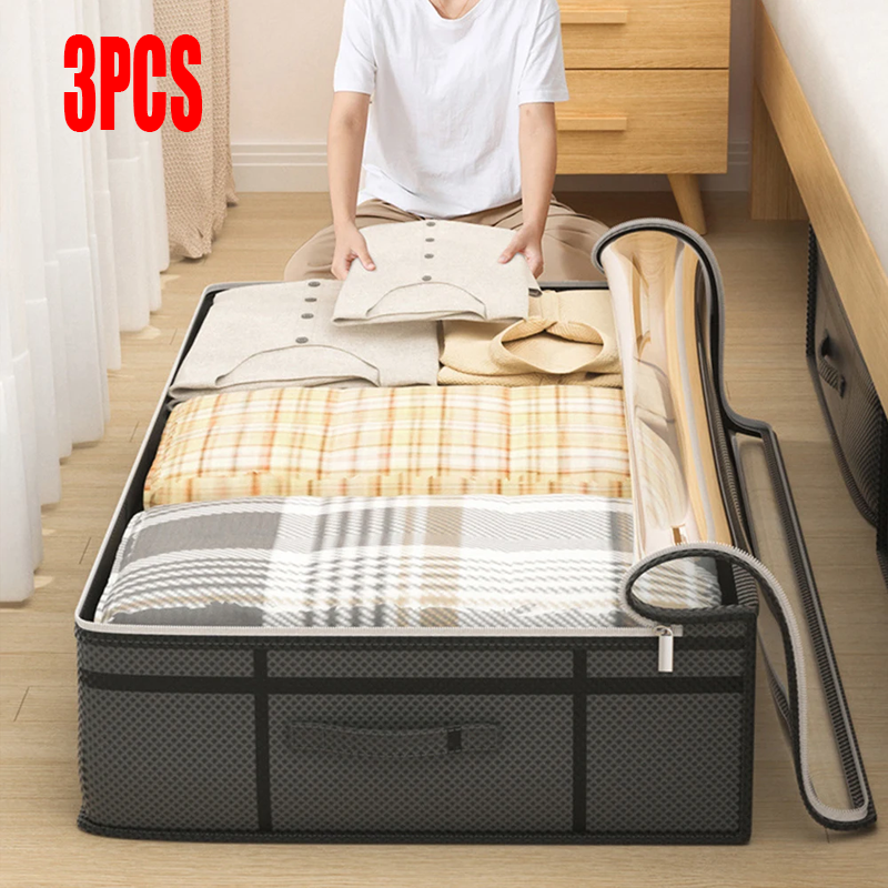 1/2PCS Foldable Non-Woven Bed  - đánh giá và giá Winter Clothing Storage