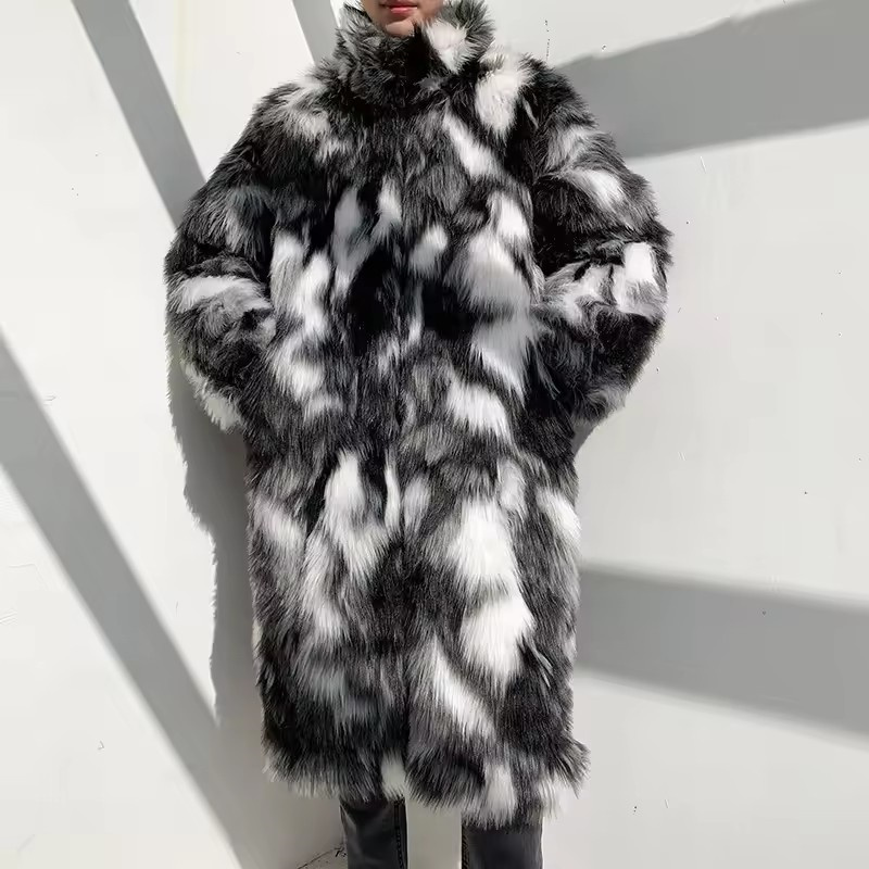 Winter Hip Hop Long Faux Fur C - đánh giá và giá Winter Clothing Uae