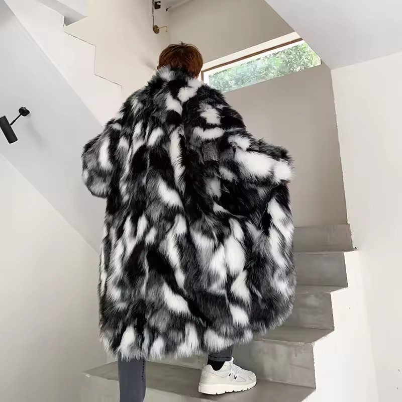 Winter Hip Hop Long Faux Fur C - đánh giá và giá Winter Clothing Uae