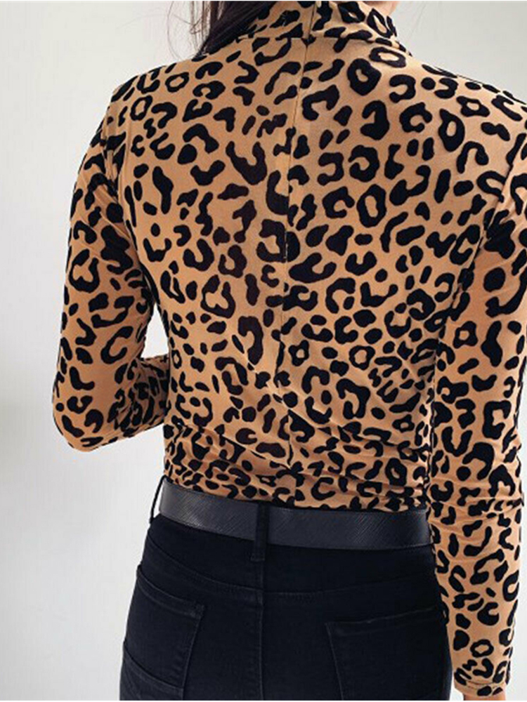 Women Blouses Fashion Leopard  - đánh giá và giá Winter Clothing Factory Outlet