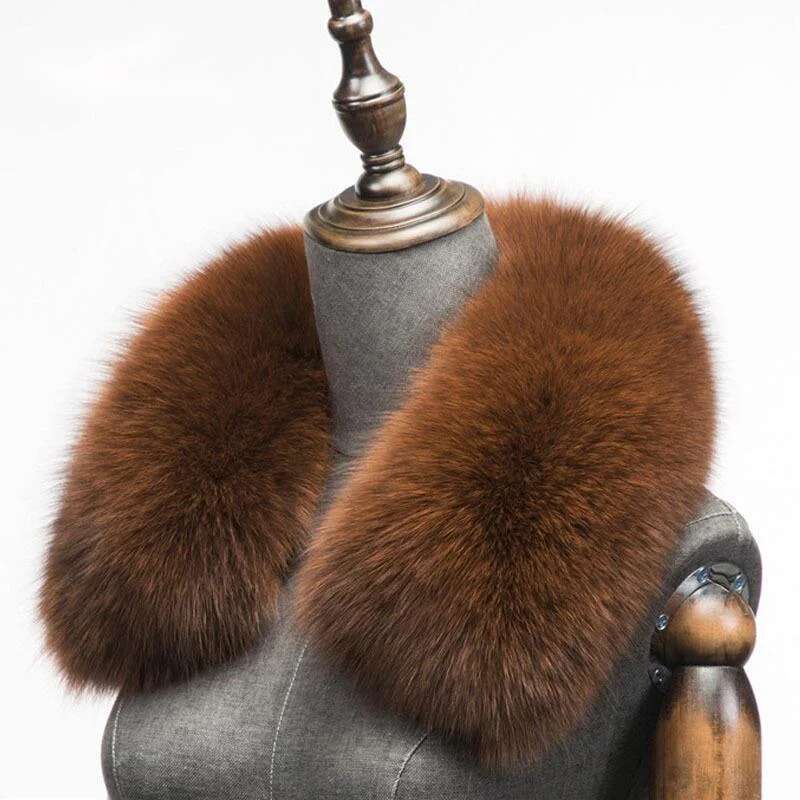 Winter Natural Fox Fur Scarf S - đánh giá và giá Winter Clothing Uae