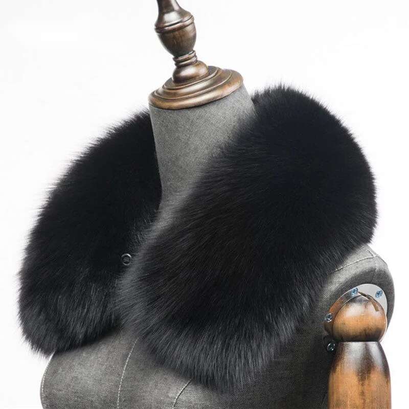 Winter Natural Fox Fur Scarf S - đánh giá và giá Winter Clothing Uae