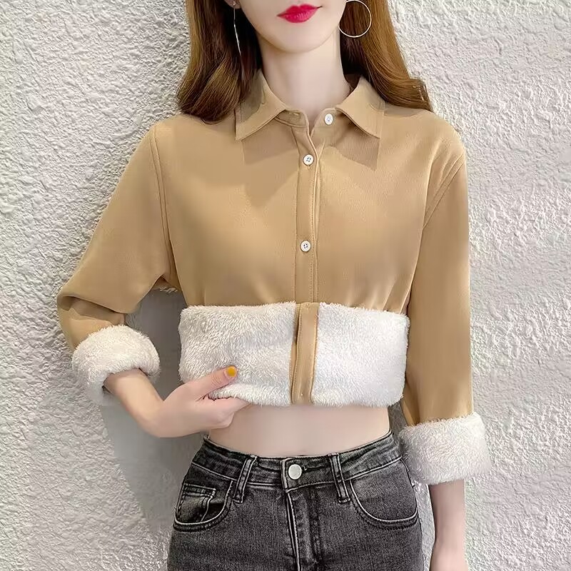Velvet Thick Warm Women's Soli - đánh giá và giá Winter Clothing Factory Outlet