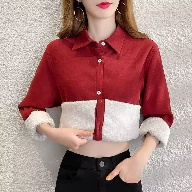 Velvet Thick Warm Women's Soli - đánh giá và giá Winter Clothing Factory Outlet