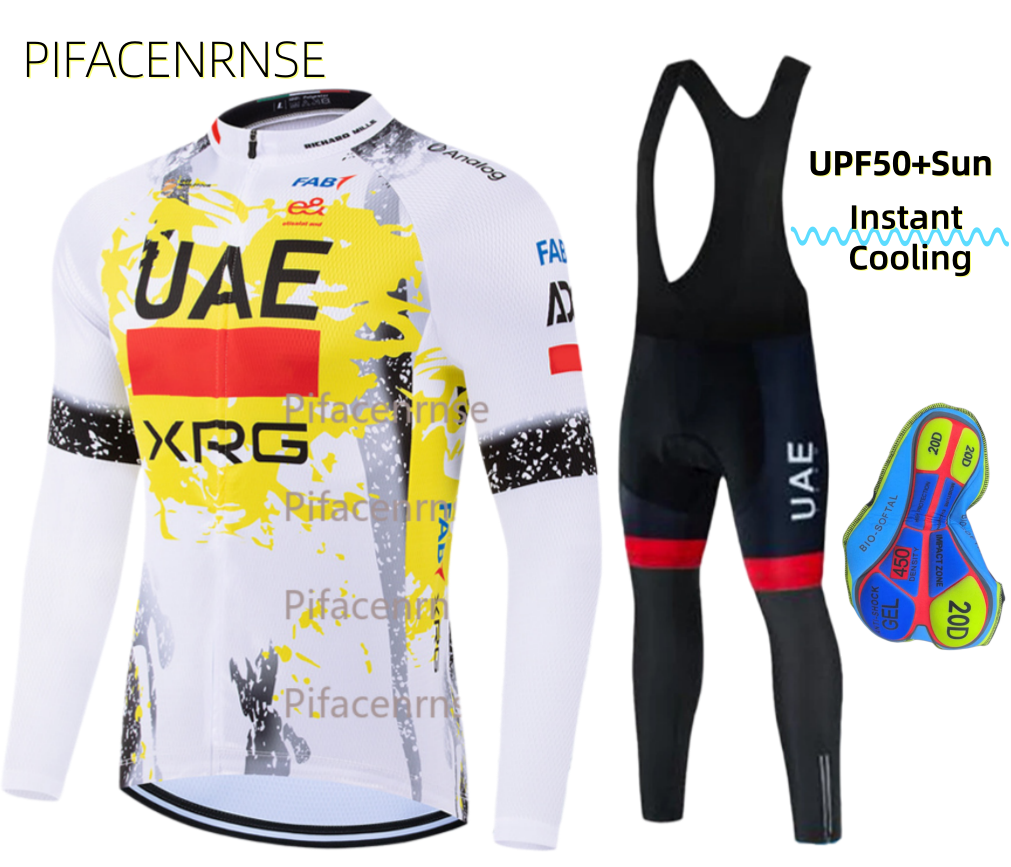UAE Winter Cycling Jersey Set  - đánh giá và giá Winter Clothing Uae