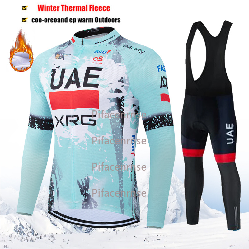 UAE Winter Cycling Jersey Set  - đánh giá và giá Winter Clothing Uae