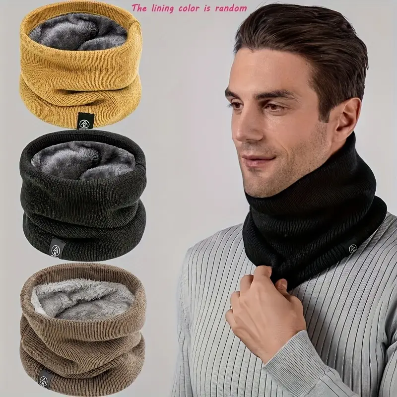 Warm Knitted Scarf Thickened P - đánh giá và giá Neck Gaiter Fleece