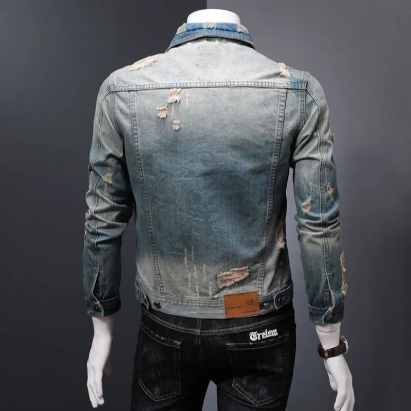 Padded Denim Jackets Man Warm  - đánh giá và giá Winter Clothing Uae