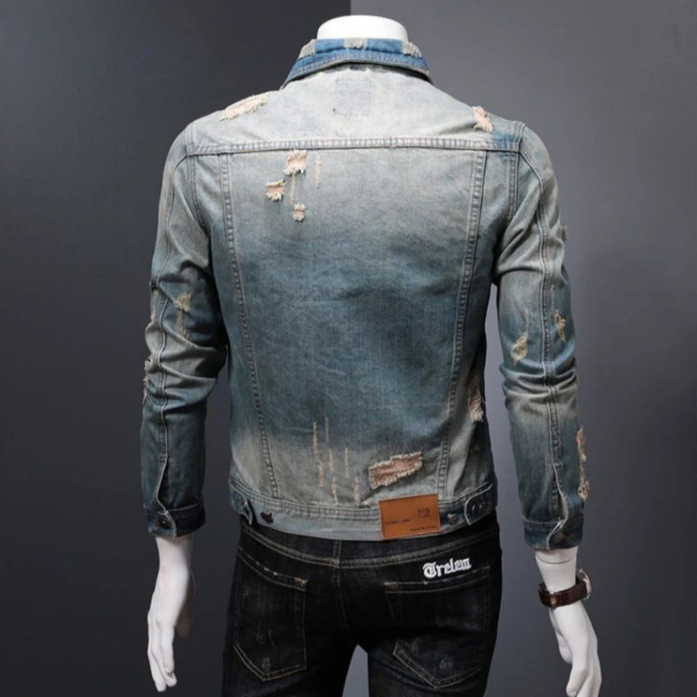 Padded Denim Jackets Man Warm  - đánh giá và giá Winter Clothing Uae