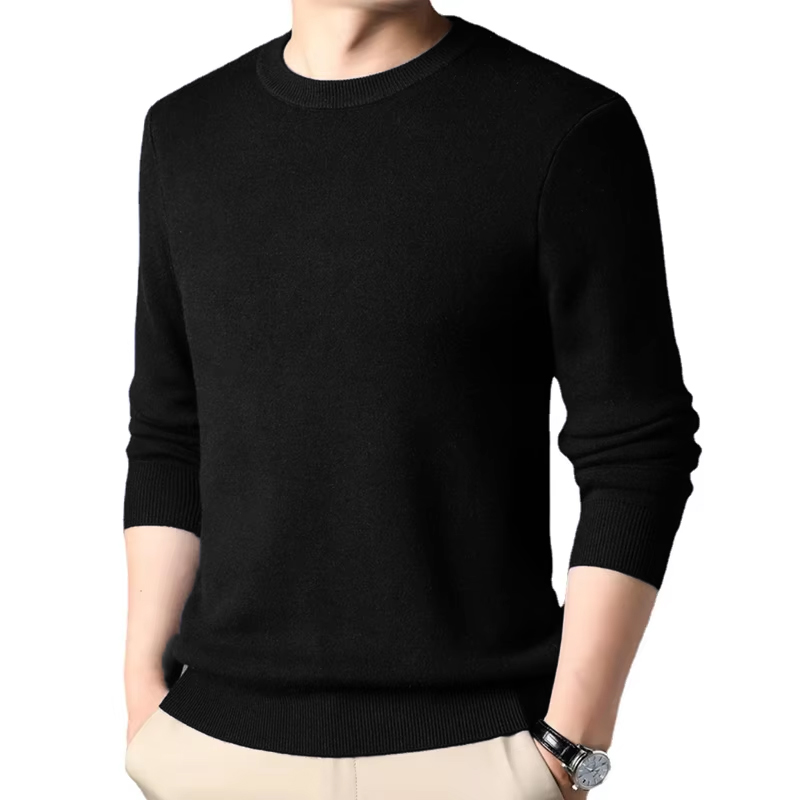 Men's Solid Color Knitted Pull - đánh giá và giá Winter Clothing Uae