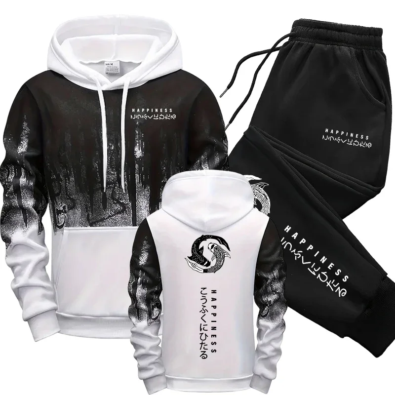 Japanese Fashion Men's Tracksu - đánh giá và giá Winter Clothing