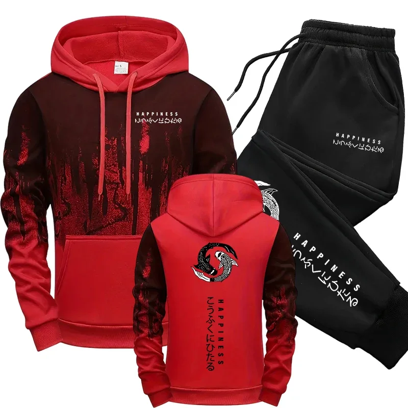 Japanese Fashion Men's Tracksu - đánh giá và giá Winter Clothing