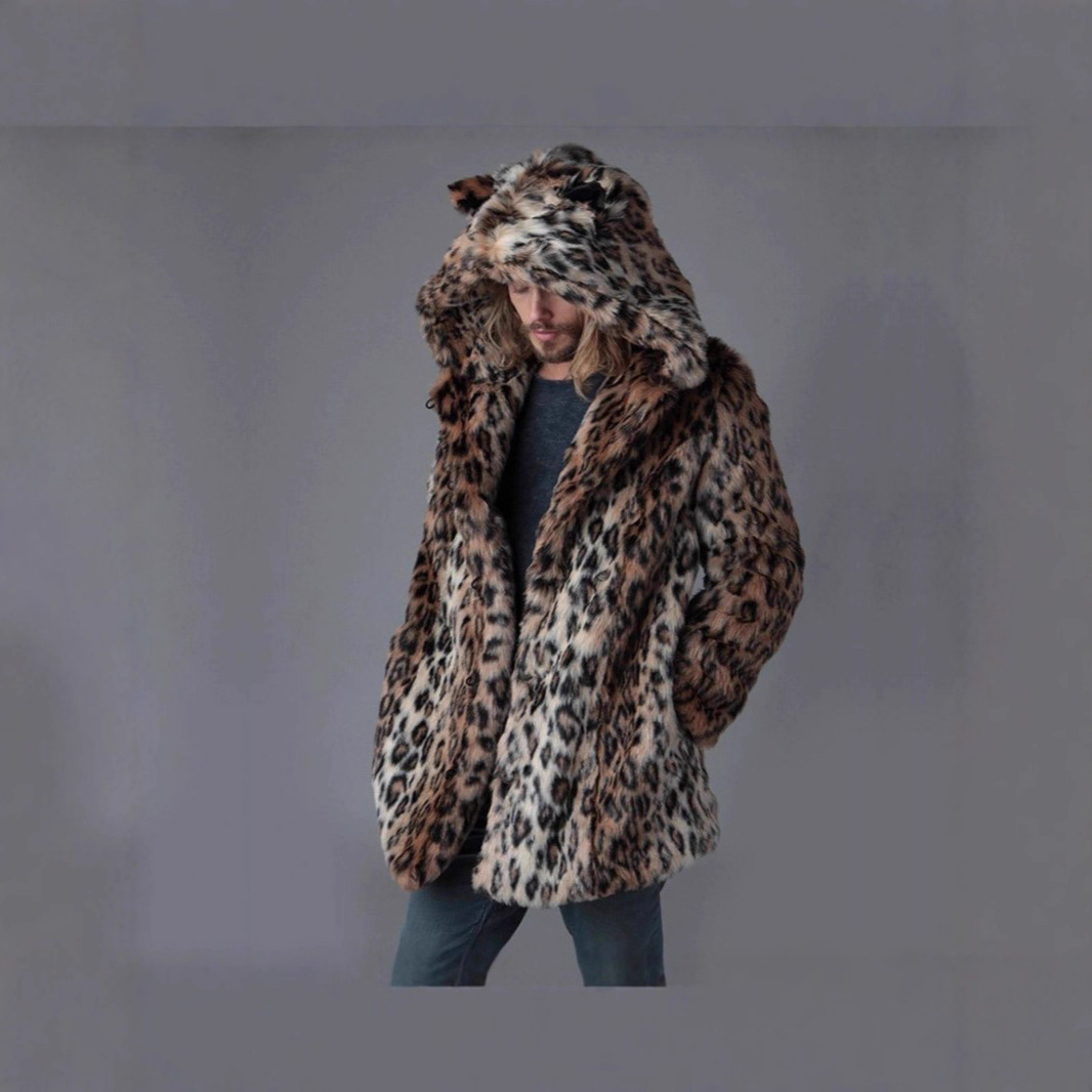Men Faux Fur Jacket Winter Coa - đánh giá và giá Winter Clothing Uae