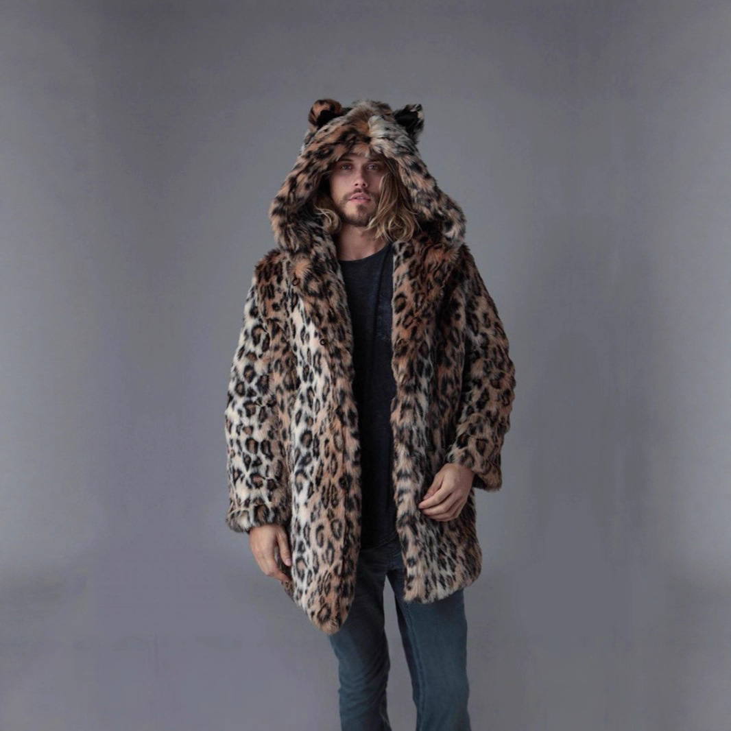 Men Faux Fur Jacket Winter Coa - đánh giá và giá Winter Clothing Uae