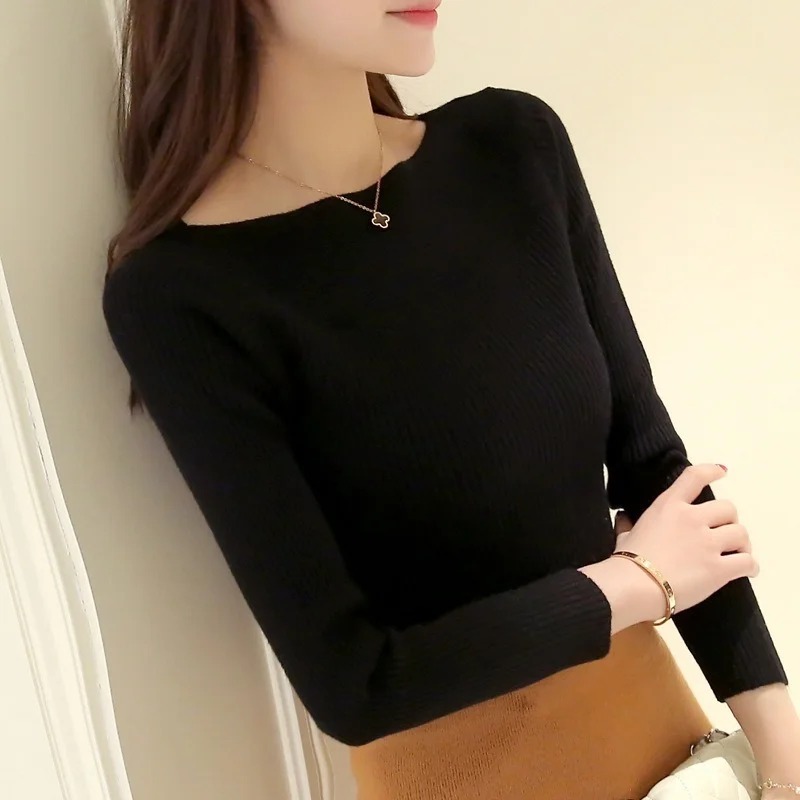 Casual Long Sleeve Knitted Swe - đánh giá và giá Winter Clothing Factory Outlet