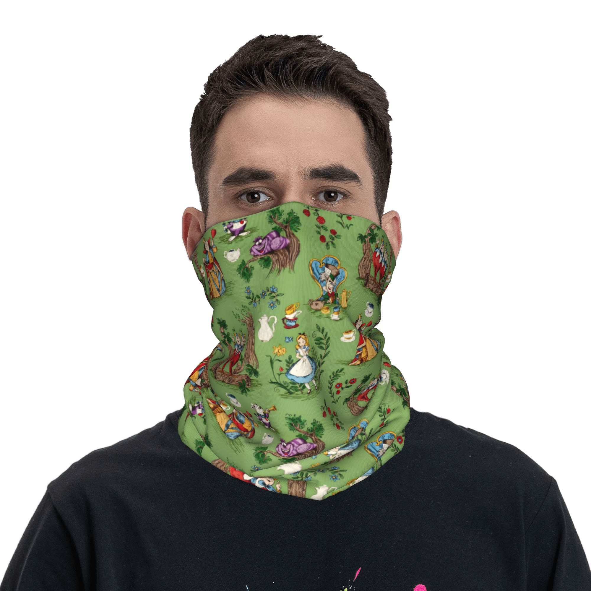 Custom A-Alice in W-Wonderland - đánh giá và giá Neck Gaiter Fleece