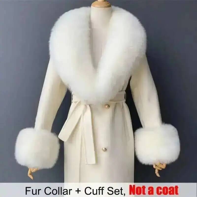 Real Fur Collar And Cuffs Set  - đánh giá và giá Winter Clothing Deals