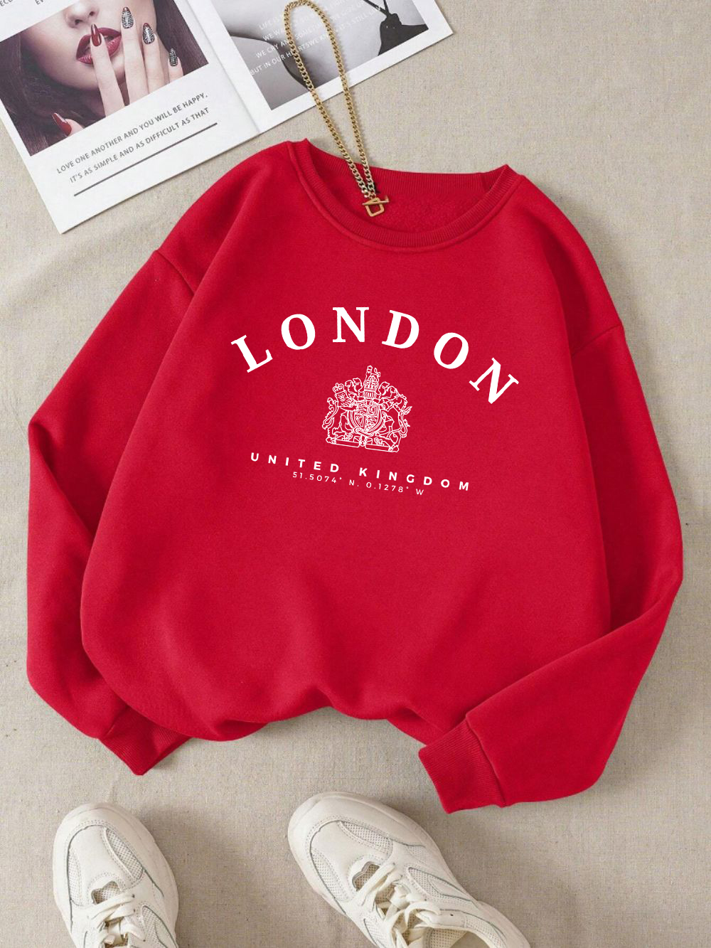 London Uk Royal Badge Print Wo - đánh giá và giá Winter Clothing Uk