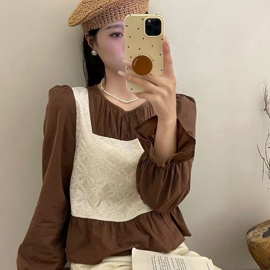 Ins Fake Two Korean Style Shir - đánh giá và giá Winter Clothing In French