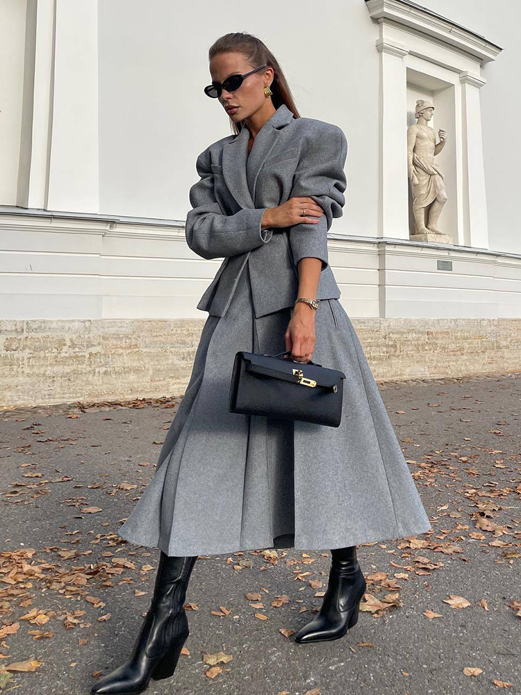 Autumn Winter Lady Office Two- - đánh giá và giá Winter Clothing Uae