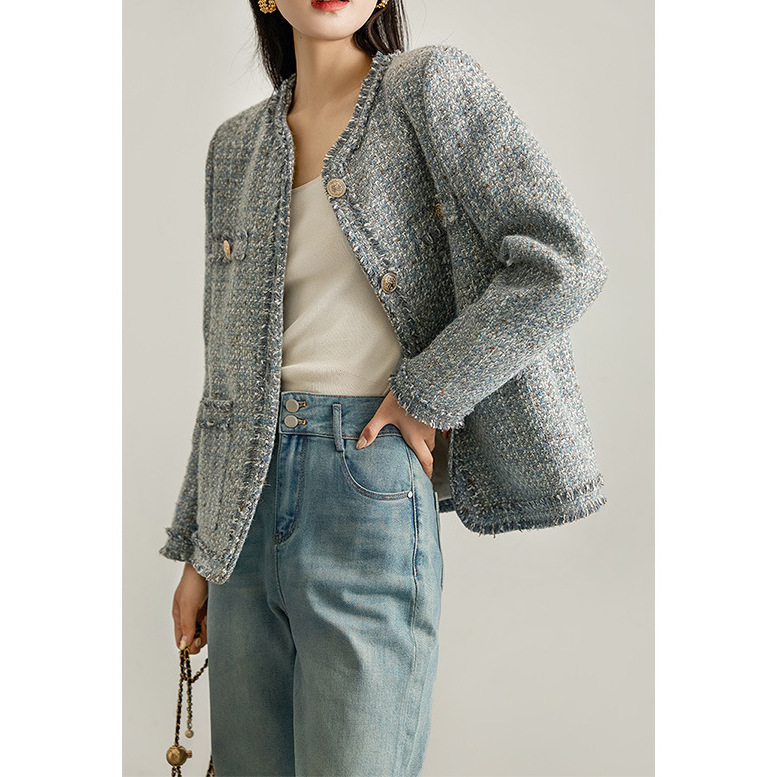 Wool High-end Fringed Small Fr - đánh giá và giá Winter Clothing In French